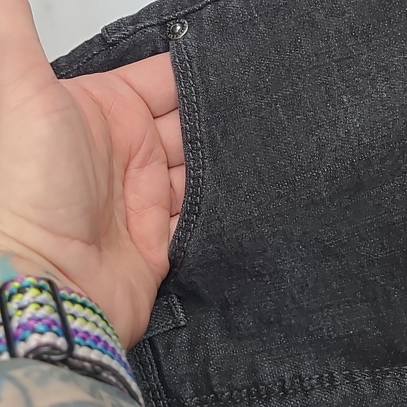 NWOT STYLE & CO BLACK TUMMY CONTROL BOOTCUT JEANS - Picture 4 of 16